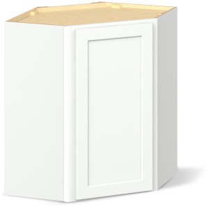 Reliabilt Parkstone II Reliabilt Parkstone II Brilliant White Angled Wall Cabinet, 24-in x 30-in - 641239 | Lowe's Pro Supply